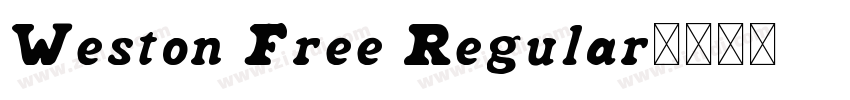 Weston Free Regular字体转换